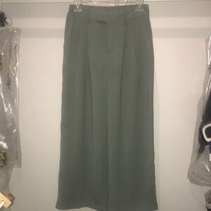 A New Day Women's Wide Leg Pants in Olive